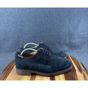 Mephisto Mobils Flavien Suede Derby Oxford Shoes Mens Sz 8.5 Black MSRP $475